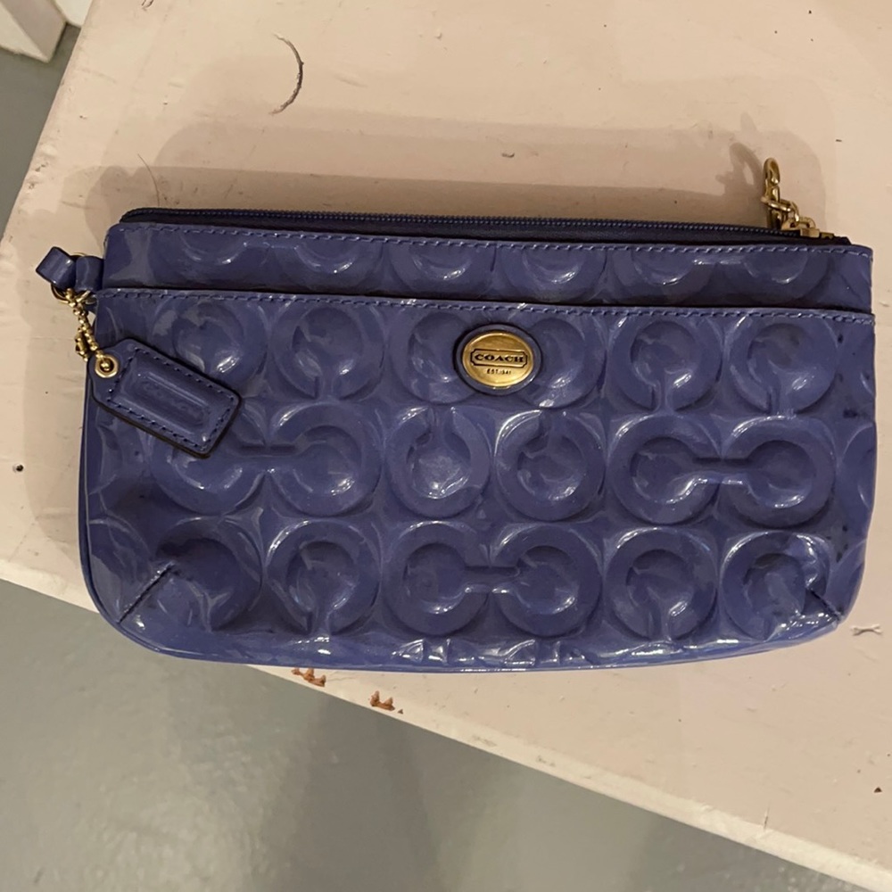 Coach wristlet light purple